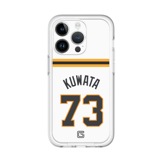 スリムプロテクションプレミアムケース［ 読売ジャイアンツ - #73 KUWATA - ホーム ］
