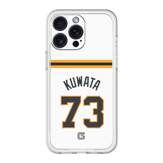 スリムプロテクションプレミアムケース［ 読売ジャイアンツ - #73 KUWATA - ホーム ］