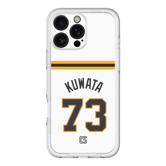 スリムプロテクションプレミアムケース［ 読売ジャイアンツ - #73 KUWATA - ホーム ］