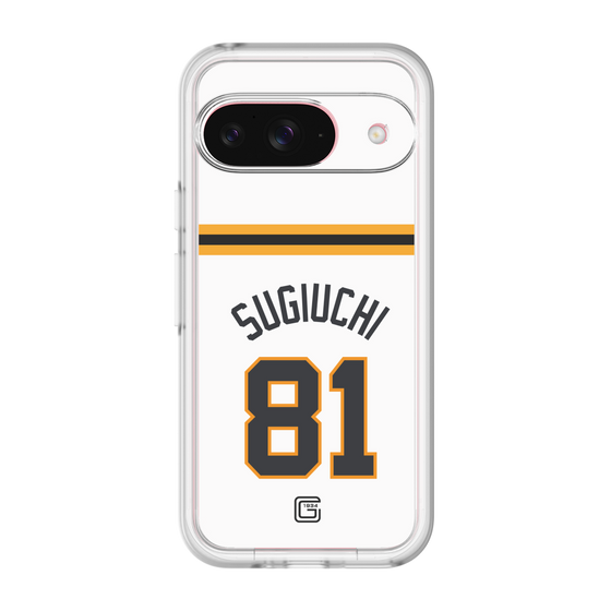 スリムプロテクションプレミアムケース［ 読売ジャイアンツ - #81 SUGIUCHI - ホーム ］