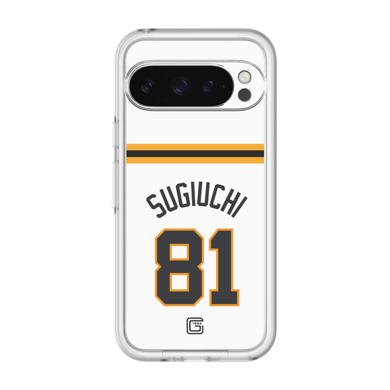 スリムプロテクションプレミアムケース［ 読売ジャイアンツ - #81 SUGIUCHI - ホーム ］