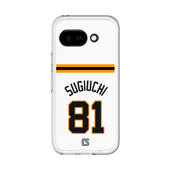 スリムプロテクションプレミアムケース［ 読売ジャイアンツ - #81 SUGIUCHI - ホーム ］