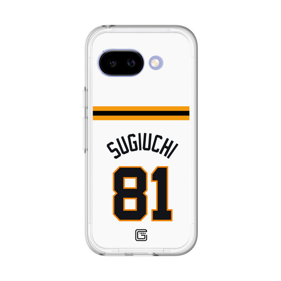 スリムプロテクションプレミアムケース［ 読売ジャイアンツ - #81 SUGIUCHI - ホーム ］
