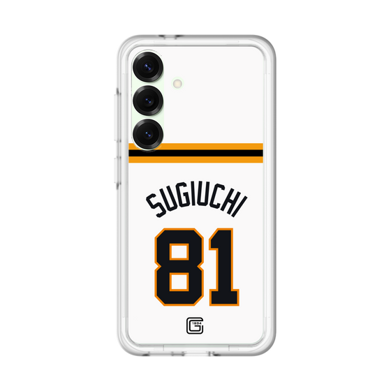 スリムプロテクションプレミアムケース［ 読売ジャイアンツ - #81 SUGIUCHI - ホーム ］
