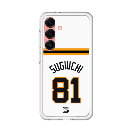 スリムプロテクションプレミアムケース［ 読売ジャイアンツ - #81 SUGIUCHI - ホーム ］