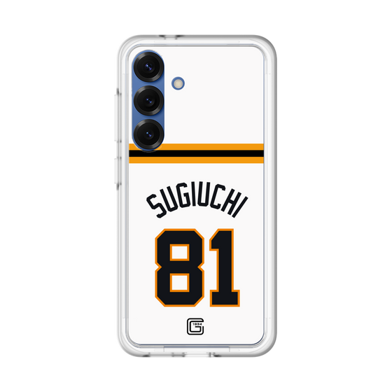 スリムプロテクションプレミアムケース［ 読売ジャイアンツ - #81 SUGIUCHI - ホーム ］