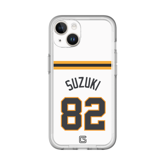 スリムプロテクションプレミアムケース［ 読売ジャイアンツ - #82 SUZUKI - ホーム ］