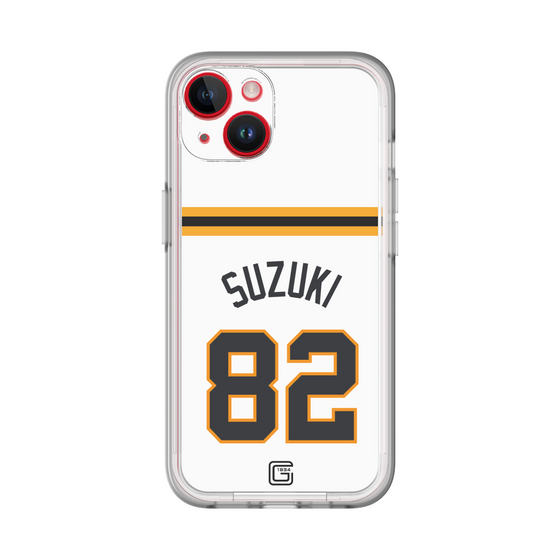 スリムプロテクションプレミアムケース［ 読売ジャイアンツ - #82 SUZUKI - ホーム ］
