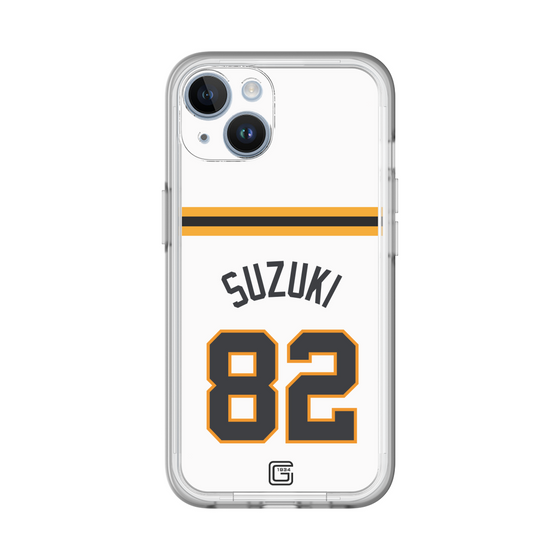 スリムプロテクションプレミアムケース［ 読売ジャイアンツ - #82 SUZUKI - ホーム ］