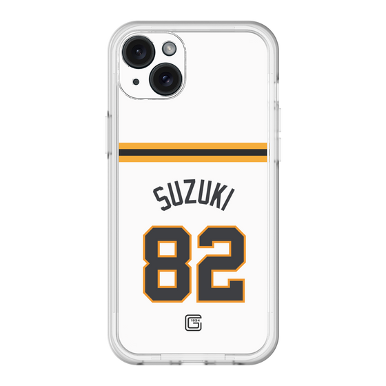 スリムプロテクションプレミアムケース［ 読売ジャイアンツ - #82 SUZUKI - ホーム ］