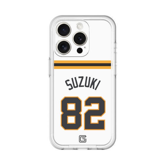 スリムプロテクションプレミアムケース［ 読売ジャイアンツ - #82 SUZUKI - ホーム ］