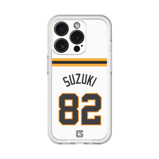 スリムプロテクションプレミアムケース［ 読売ジャイアンツ - #82 SUZUKI - ホーム ］