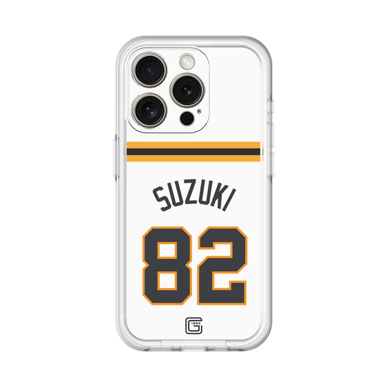 スリムプロテクションプレミアムケース［ 読売ジャイアンツ - #82 SUZUKI - ホーム ］