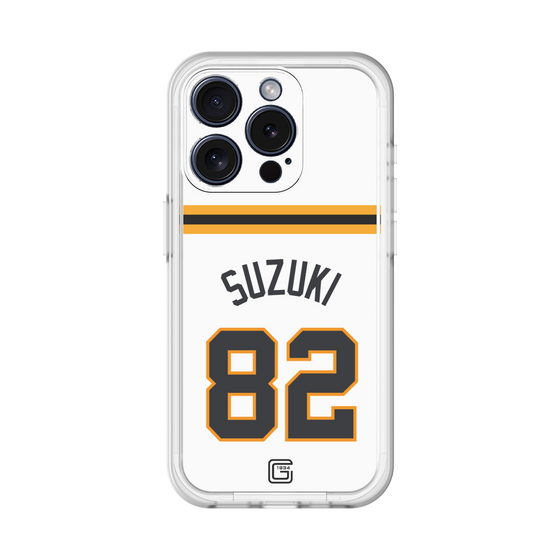 スリムプロテクションプレミアムケース［ 読売ジャイアンツ - #82 SUZUKI - ホーム ］