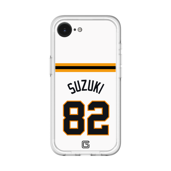 スリムプロテクションプレミアムケース［ 読売ジャイアンツ - #82 SUZUKI - ホーム ］