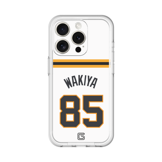スリムプロテクションプレミアムケース［ 読売ジャイアンツ - #85 WAKIYA - ホーム ］