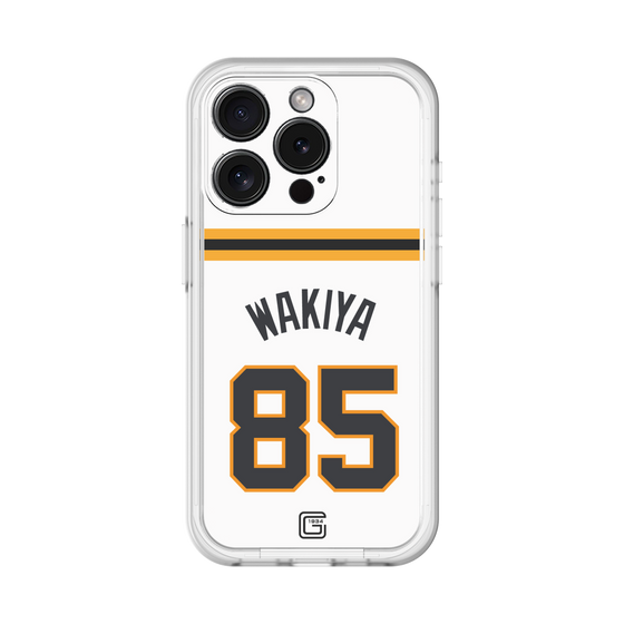 スリムプロテクションプレミアムケース［ 読売ジャイアンツ - #85 WAKIYA - ホーム ］