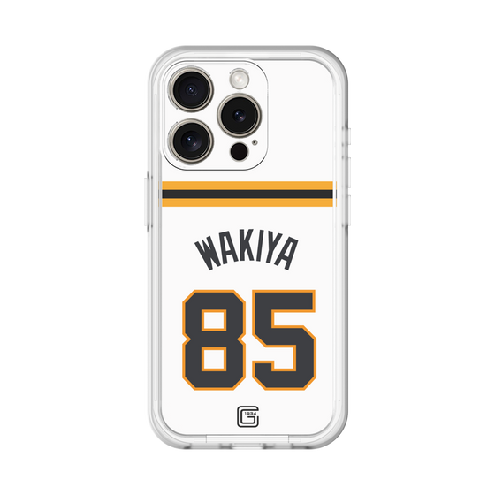 スリムプロテクションプレミアムケース［ 読売ジャイアンツ - #85 WAKIYA - ホーム ］