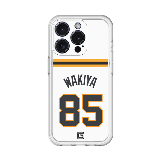 スリムプロテクションプレミアムケース［ 読売ジャイアンツ - #85 WAKIYA - ホーム ］