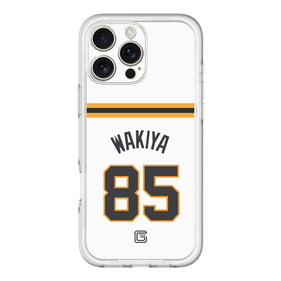 スリムプロテクションプレミアムケース［ 読売ジャイアンツ - #85 WAKIYA - ホーム ］