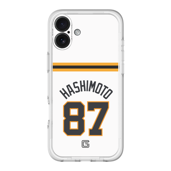 スリムプロテクションプレミアムケース［ 読売ジャイアンツ - #87 HASHIMOTO - ホーム ］