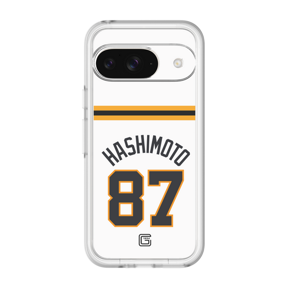 スリムプロテクションプレミアムケース［ 読売ジャイアンツ - #87 HASHIMOTO - ホーム ］