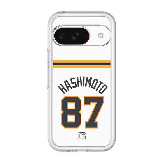 スリムプロテクションプレミアムケース［ 読売ジャイアンツ - #87 HASHIMOTO - ホーム ］