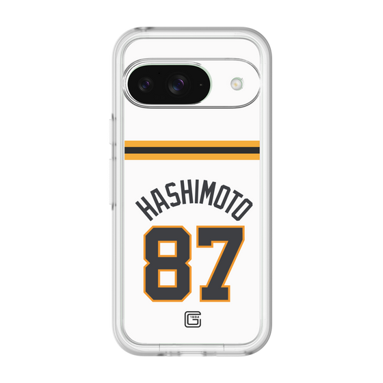 スリムプロテクションプレミアムケース［ 読売ジャイアンツ - #87 HASHIMOTO - ホーム ］