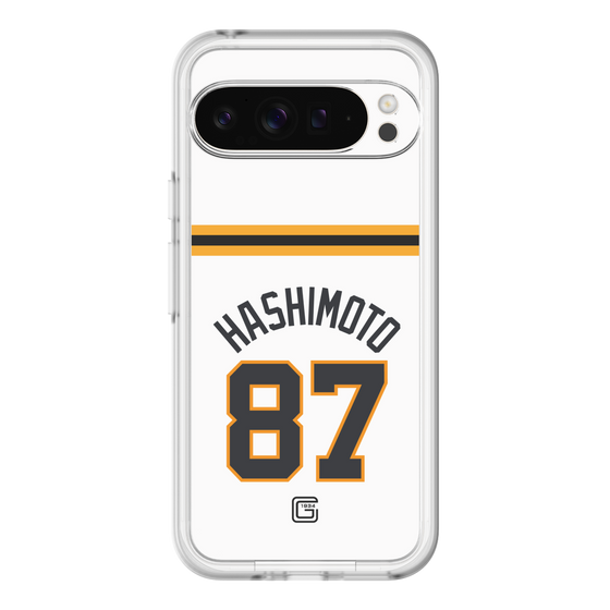スリムプロテクションプレミアムケース［ 読売ジャイアンツ - #87 HASHIMOTO - ホーム ］