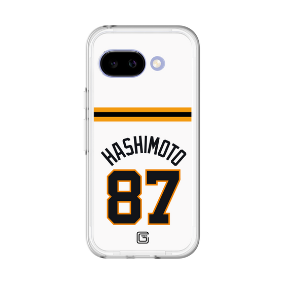スリムプロテクションプレミアムケース［ 読売ジャイアンツ - #87 HASHIMOTO - ホーム ］