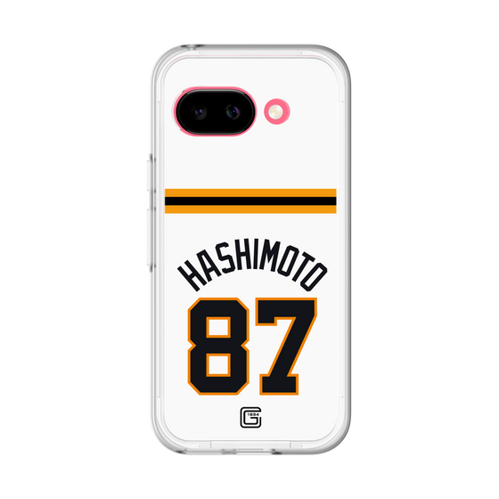 スリムプロテクションプレミアムケース［ 読売ジャイアンツ - #87 HASHIMOTO - ホーム ］