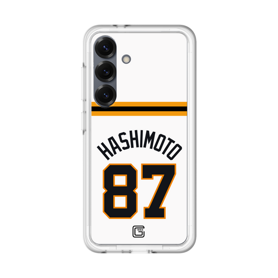スリムプロテクションプレミアムケース［ 読売ジャイアンツ - #87 HASHIMOTO - ホーム ］