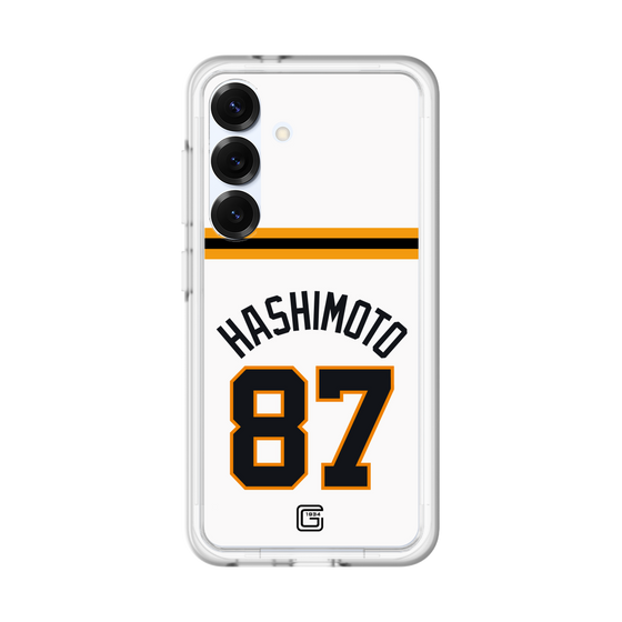 スリムプロテクションプレミアムケース［ 読売ジャイアンツ - #87 HASHIMOTO - ホーム ］