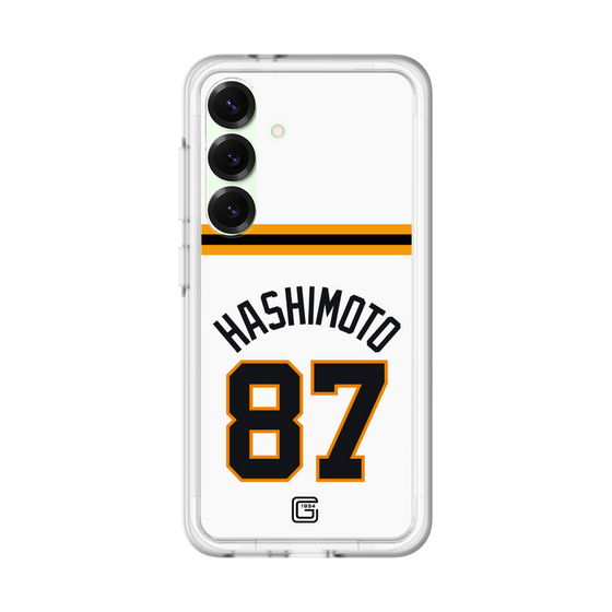 スリムプロテクションプレミアムケース［ 読売ジャイアンツ - #87 HASHIMOTO - ホーム ］