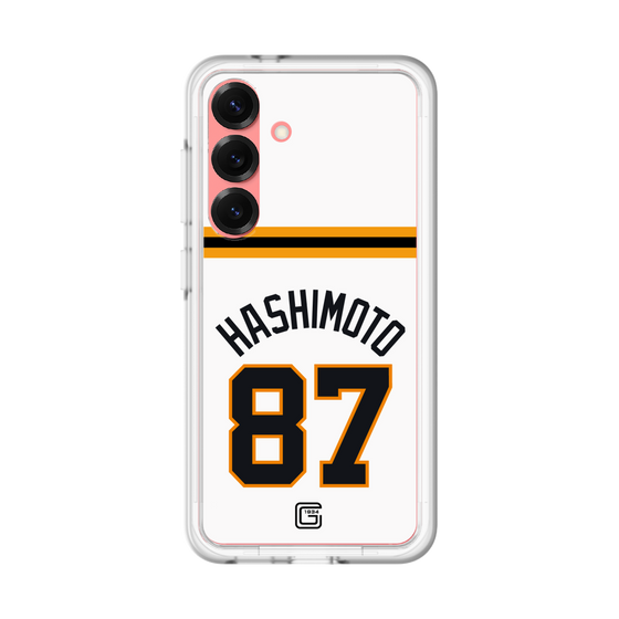 スリムプロテクションプレミアムケース［ 読売ジャイアンツ - #87 HASHIMOTO - ホーム ］