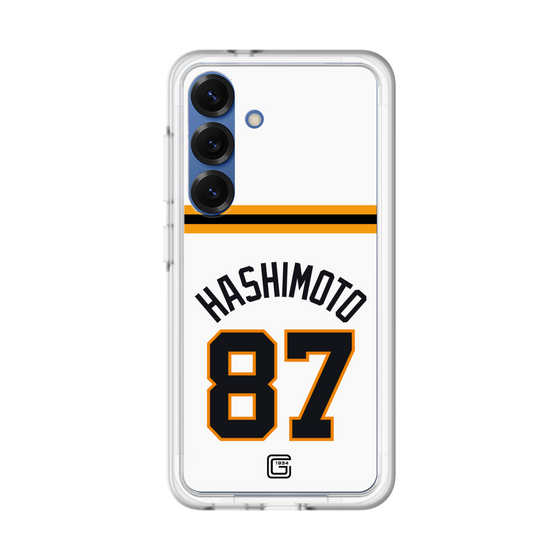 スリムプロテクションプレミアムケース［ 読売ジャイアンツ - #87 HASHIMOTO - ホーム ］