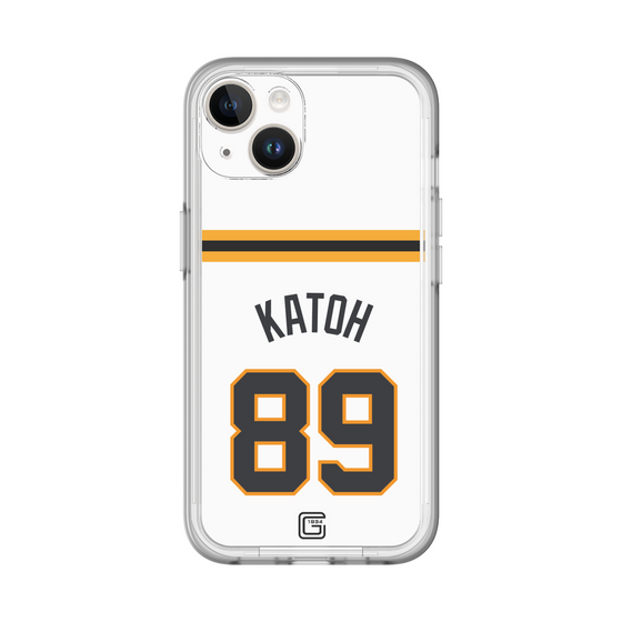 スリムプロテクションプレミアムケース［ 読売ジャイアンツ - #89 KATOH - ホーム ］
