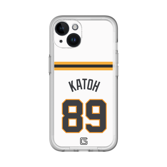 スリムプロテクションプレミアムケース［ 読売ジャイアンツ - #89 KATOH - ホーム ］