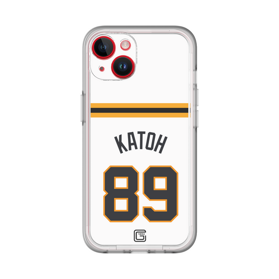 スリムプロテクションプレミアムケース［ 読売ジャイアンツ - #89 KATOH - ホーム ］