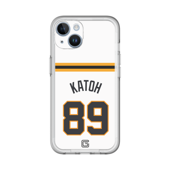 スリムプロテクションプレミアムケース［ 読売ジャイアンツ - #89 KATOH - ホーム ］