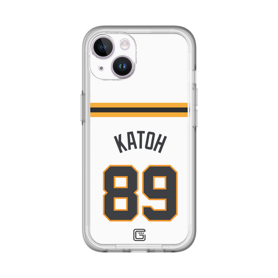 スリムプロテクションプレミアムケース［ 読売ジャイアンツ - #89 KATOH - ホーム ］