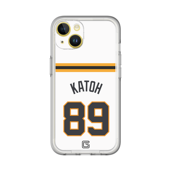 スリムプロテクションプレミアムケース［ 読売ジャイアンツ - #89 KATOH - ホーム ］