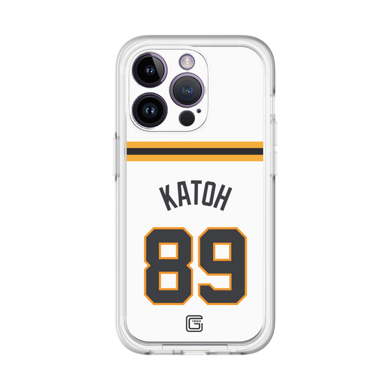 スリムプロテクションプレミアムケース［ 読売ジャイアンツ - #89 KATOH - ホーム ］