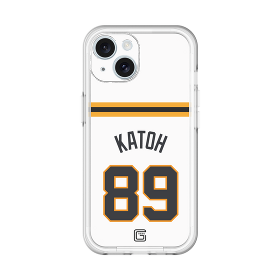 スリムプロテクションプレミアムケース［ 読売ジャイアンツ - #89 KATOH - ホーム ］