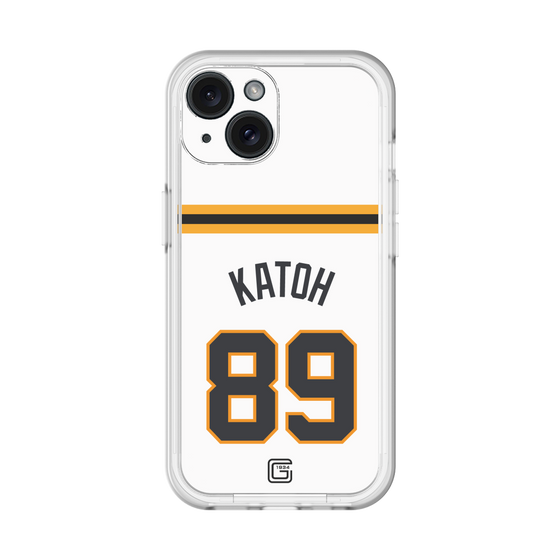 スリムプロテクションプレミアムケース［ 読売ジャイアンツ - #89 KATOH - ホーム ］