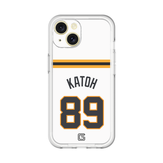 スリムプロテクションプレミアムケース［ 読売ジャイアンツ - #89 KATOH - ホーム ］