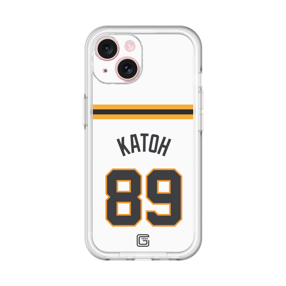 スリムプロテクションプレミアムケース［ 読売ジャイアンツ - #89 KATOH - ホーム ］