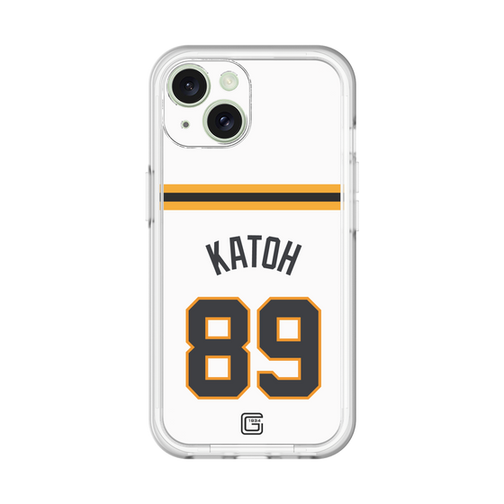 スリムプロテクションプレミアムケース［ 読売ジャイアンツ - #89 KATOH - ホーム ］