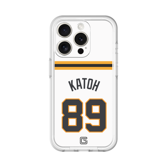 スリムプロテクションプレミアムケース［ 読売ジャイアンツ - #89 KATOH - ホーム ］