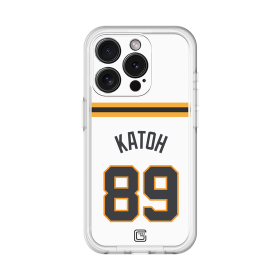 スリムプロテクションプレミアムケース［ 読売ジャイアンツ - #89 KATOH - ホーム ］